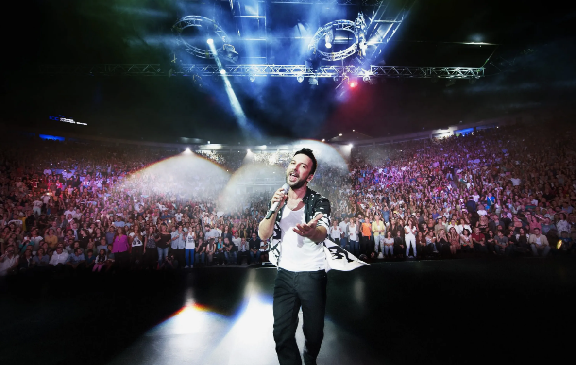 Tarkan at Etihad Arena in Abu Dhabi
